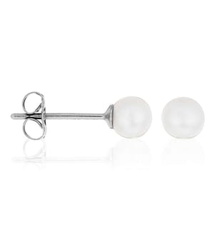 Ohrringe „My Pearl“ – Weissgold und weisse Perlen