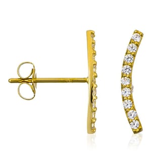 Ohrringe „Merveille Grimpantes“ – Gelbgold