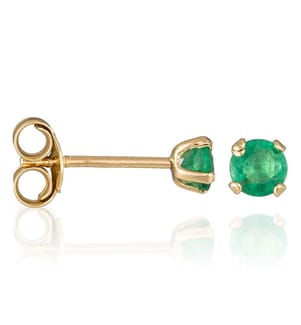 Ohrringe Puce Emeralda - Gelbgold 375/1000