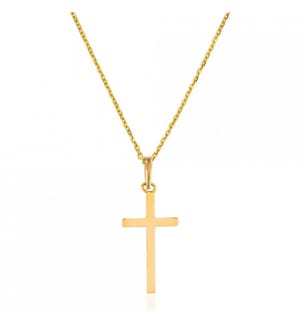 Pendente Croix Croyance - Oro giallo
