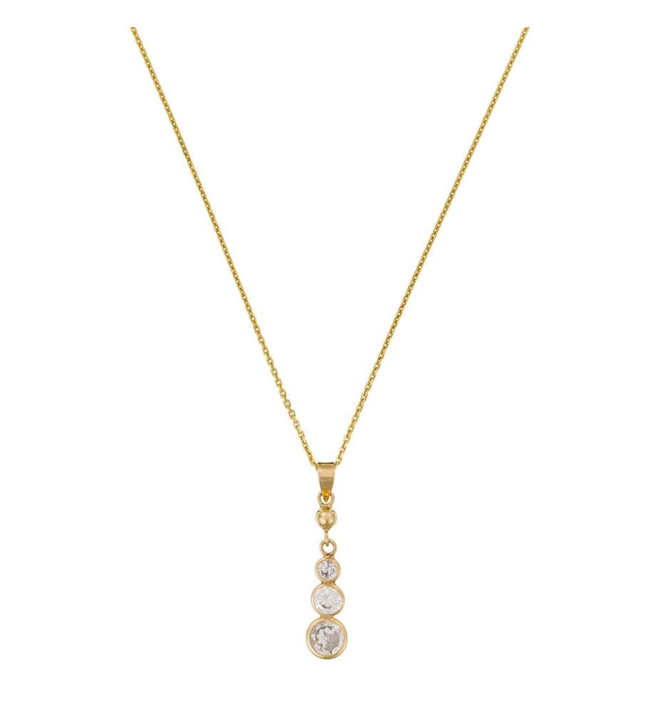 Pendentif Brillants Pendants - Or Jaune 375/1000