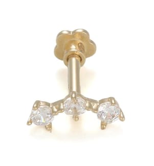 Gioiello Cartilagineo Singolo Trinity - Oro Giallo 375/1000
