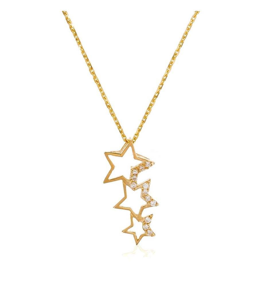 Pendentif Constellation - Or Jaune 375/1000 et Zirconium