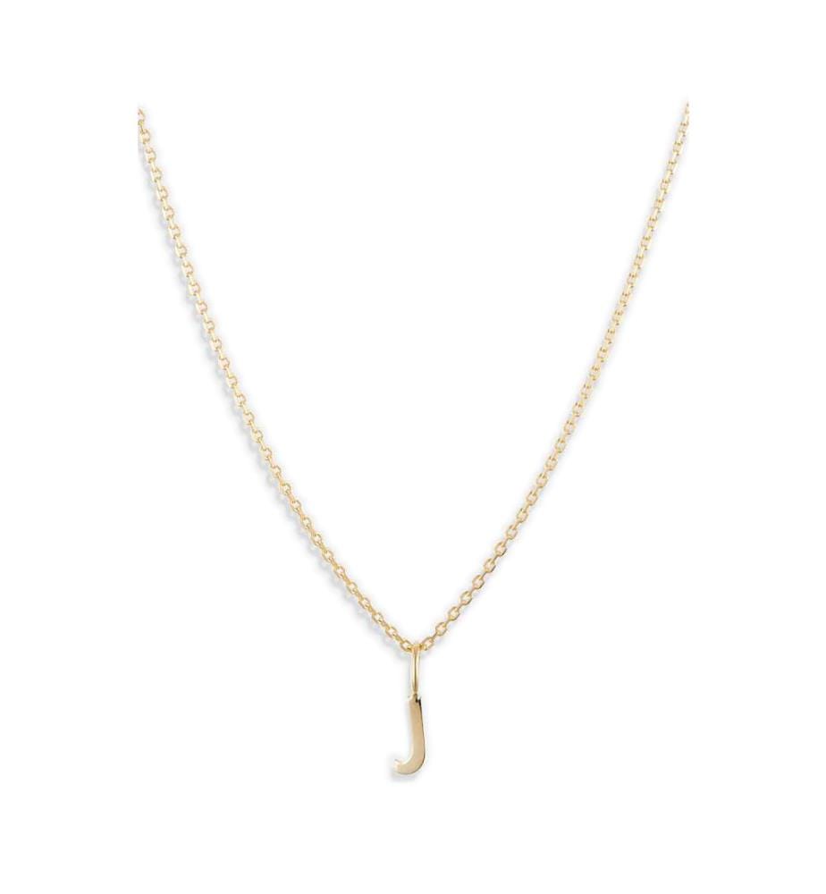 Pendentif Lettre J - Or Jaune 375/1000