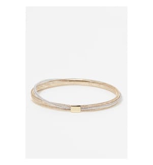Armband "Matera" Zweifarbiges Gold 375/1000