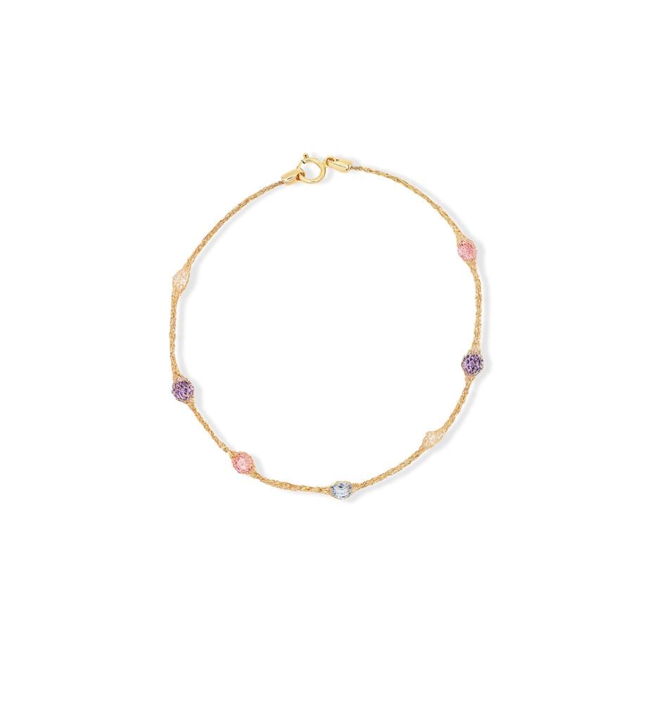 Armband „Constellation Pastel“ – Gelbgold