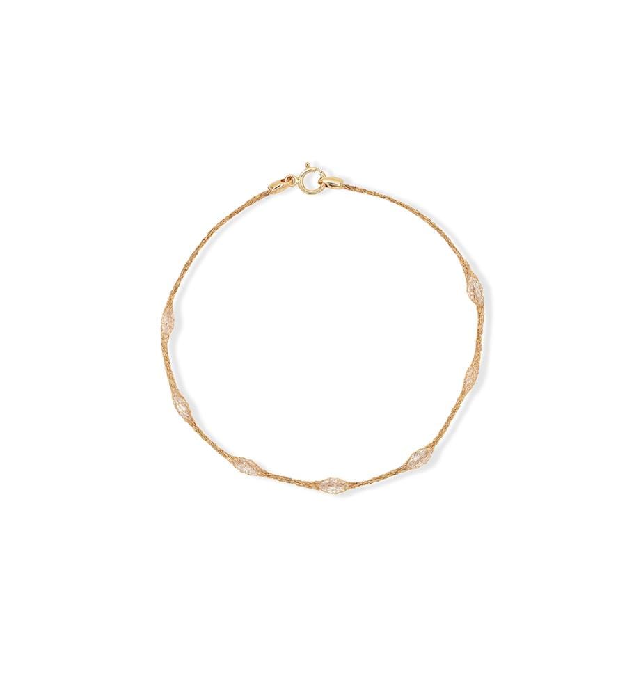 Armband „Éclat d'Amande“ – Gelbgold