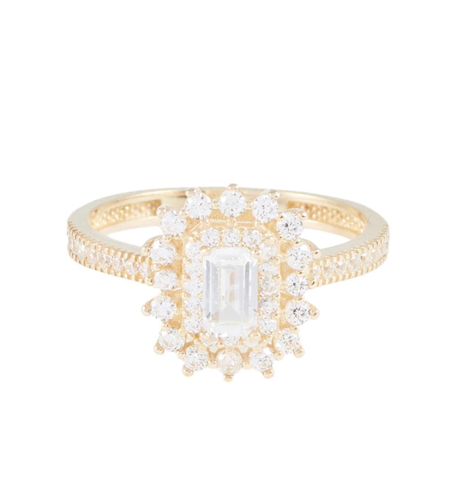 Ring My queen - Gelbgold 375/1000 und Zirkonium