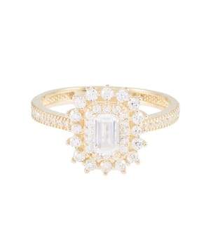 Ring My queen - Gelbgold 375/1000 und Zirkonium