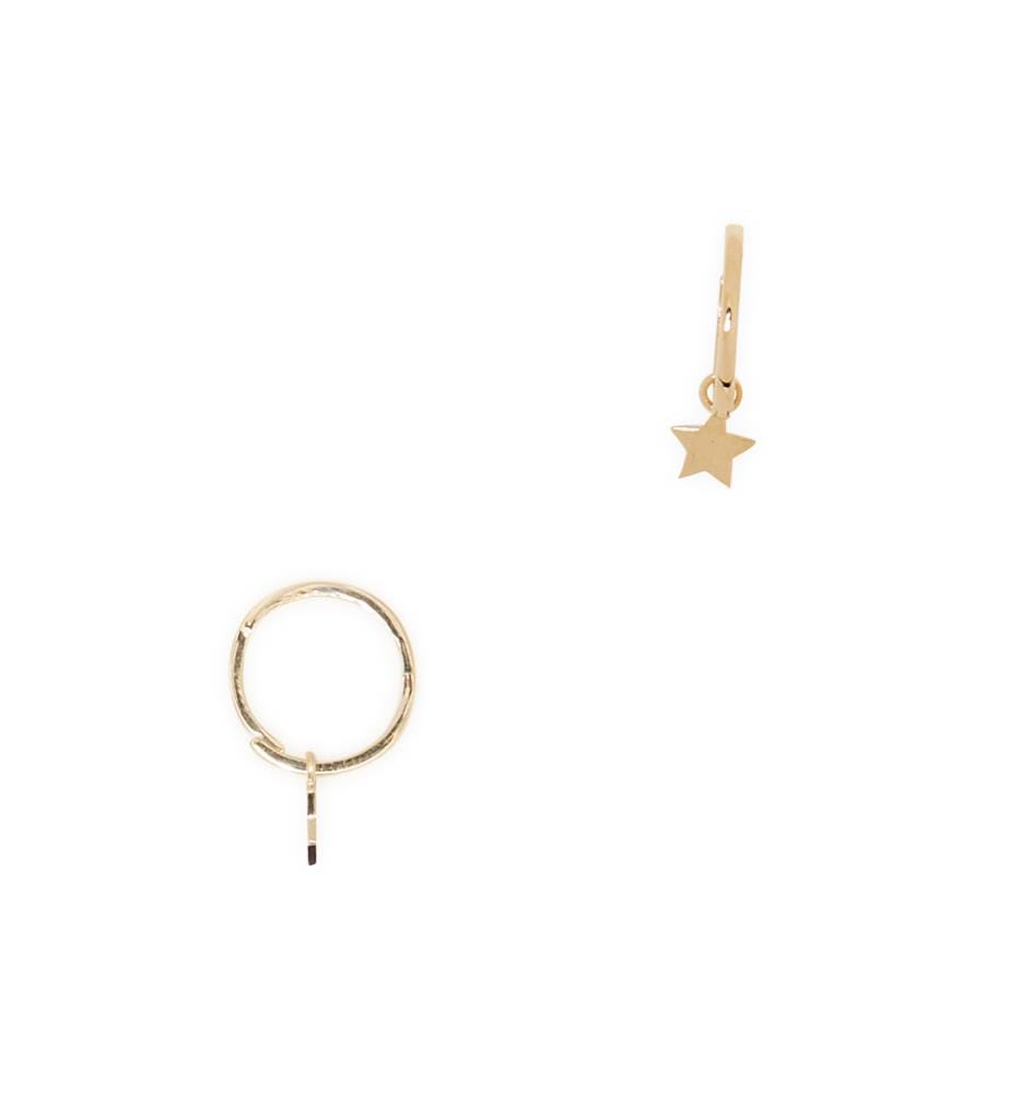 Boucle d'Oreille Unitaire Isis - Or Jaune 375/1000