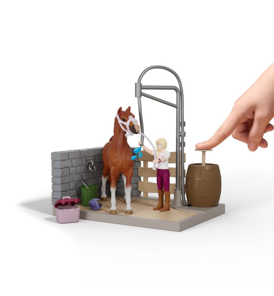 42792 - Spielset Pferdewaschplatz vom Horse Club Sofia, 26-teilig - mehrfarbig