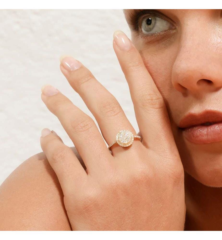 Bague Pompadour - Or Jaune 375/1000