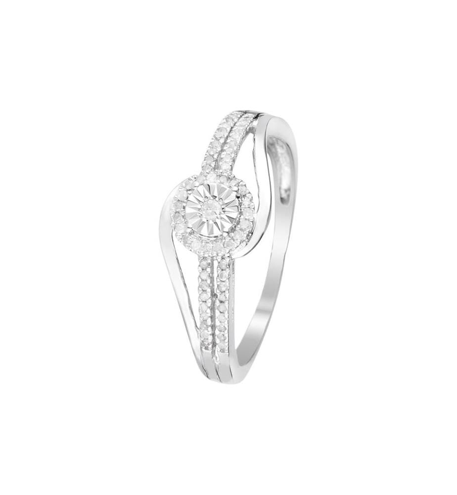 Ring Auserwählt von deinem Herzen - Weissgold 375/1000
