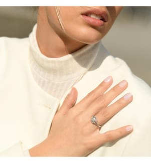 Ring Rosie - Weissgold 375/1000