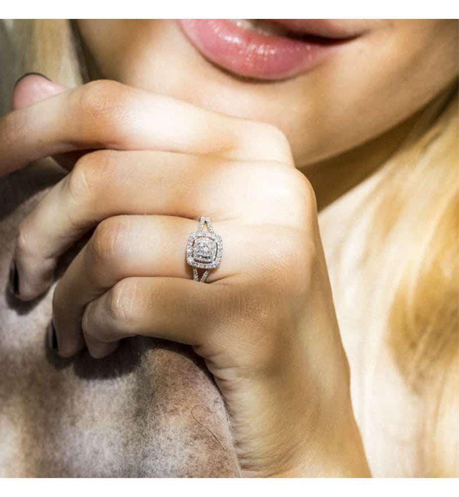 Ring Rosie - Weissgold 375/1000
