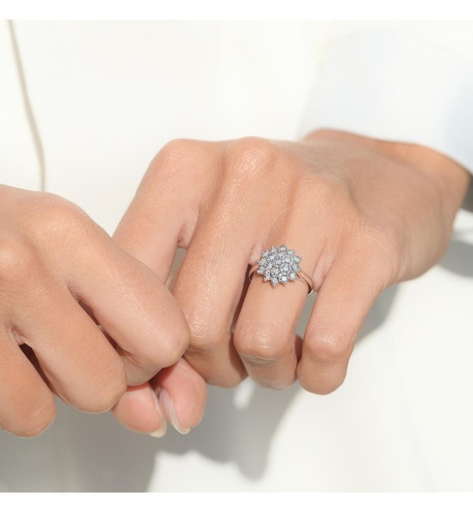 Ring Bouquet de Lumière - Silber