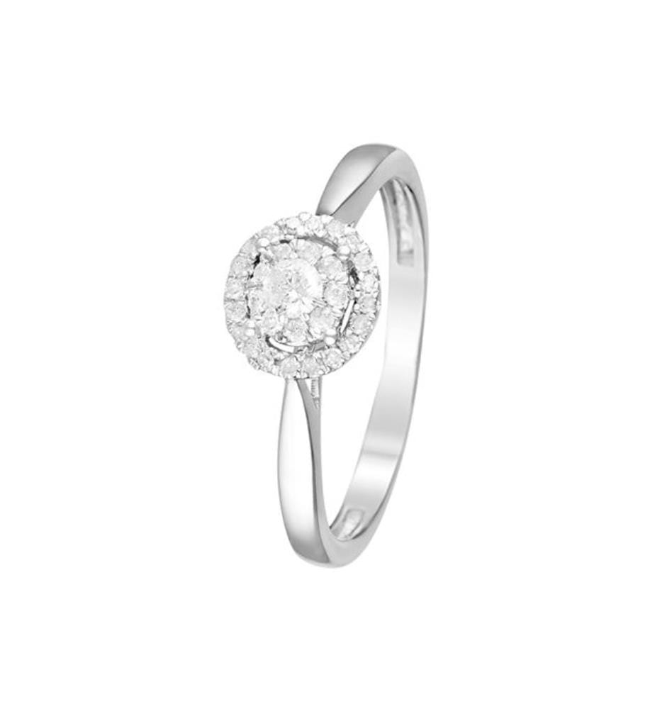 Ring Chamade - Weissgold 375/1000