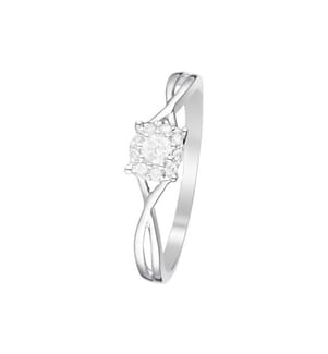 Ring Elisabeth - Weissgold 375/1000