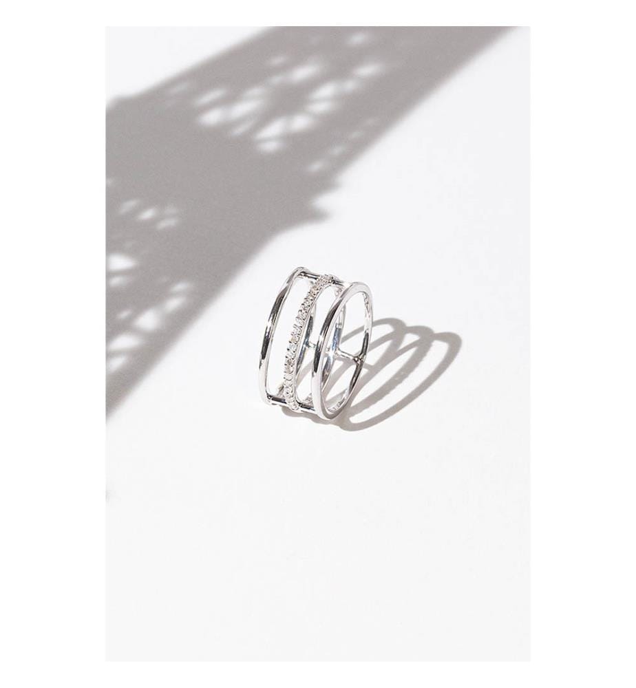 Ring Rêveuse - Weissgold 375/1000