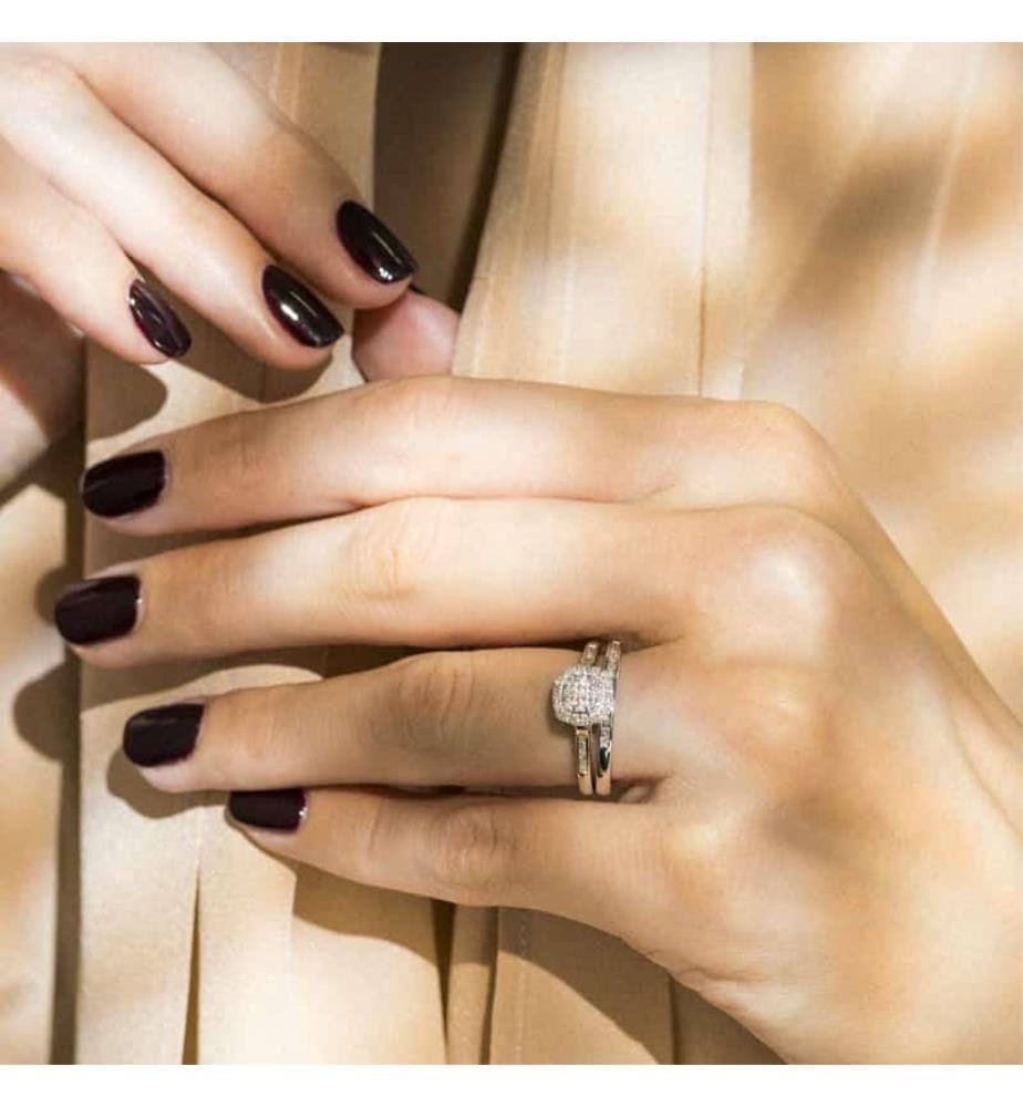Duo-Ring Mein liebster Wunsch - Weissgold 375/1000