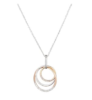 Virevolte Anhänger D 0,08/26 - Dreifarbiges Gold 375/1000