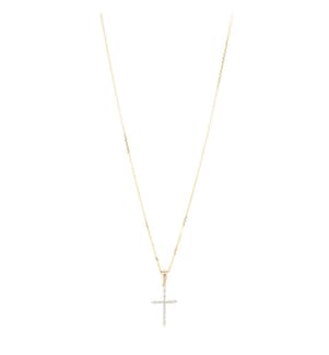 Anhänger Brillantes Kreuz - Gold