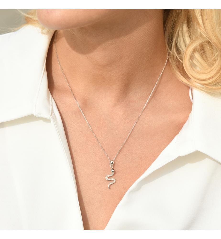 Pendentif Saly - Or Blanc 375/1000