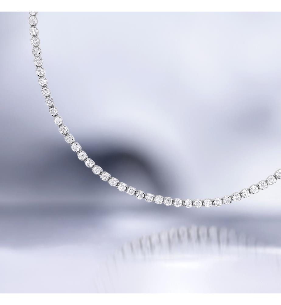 Armband Sublime Rivière - Weissgold 375/1000