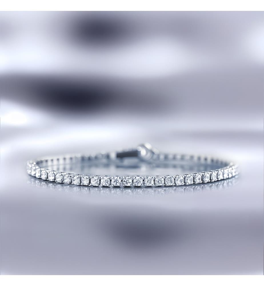 Armband Sublime Rivière - Weissgold 375/1000