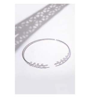 Armreif Comme une Feuille 375/100 - Silber