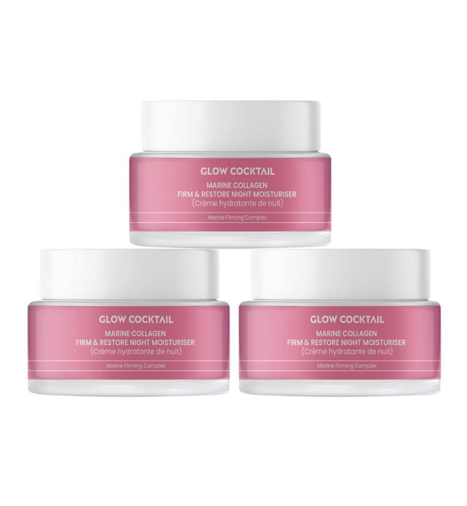 Marine Collagen Nachtcreme Straffend & Restore 3 x 50ml