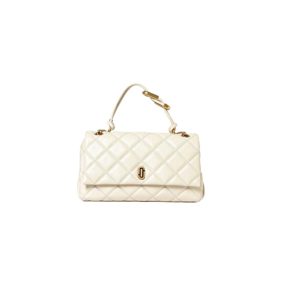 Sac à bandoulière à double chaîne - Blanc