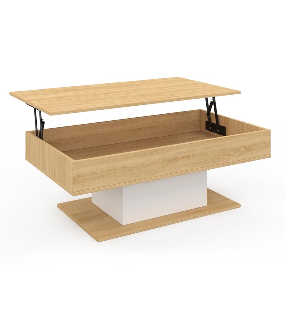 Table Basse Tania avec Plateau Relevable - 110 cm