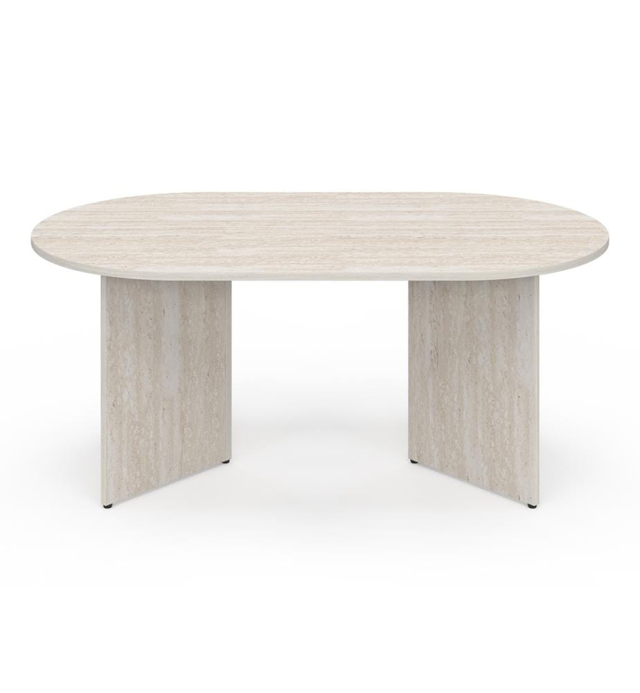 Gabin travertine effect coffee table L110cm