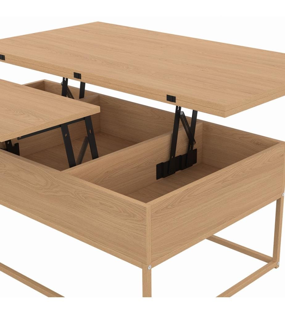 Memphis coffee table with folding top - Brown