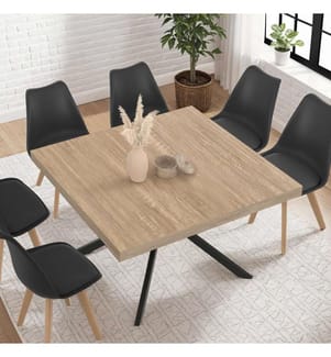 Table de Repas Soline 120 cm - Noir