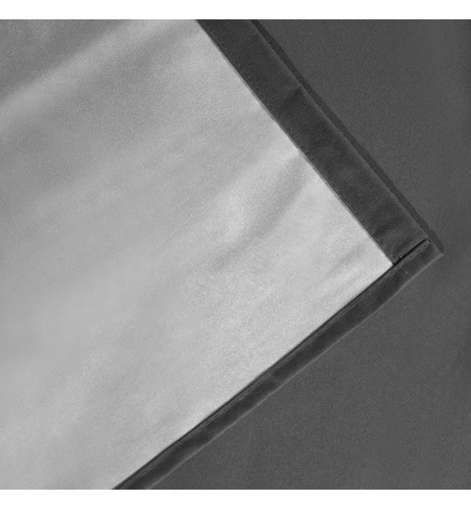 Lot de 2 Rideaux thermiques 135x240cm - Gris