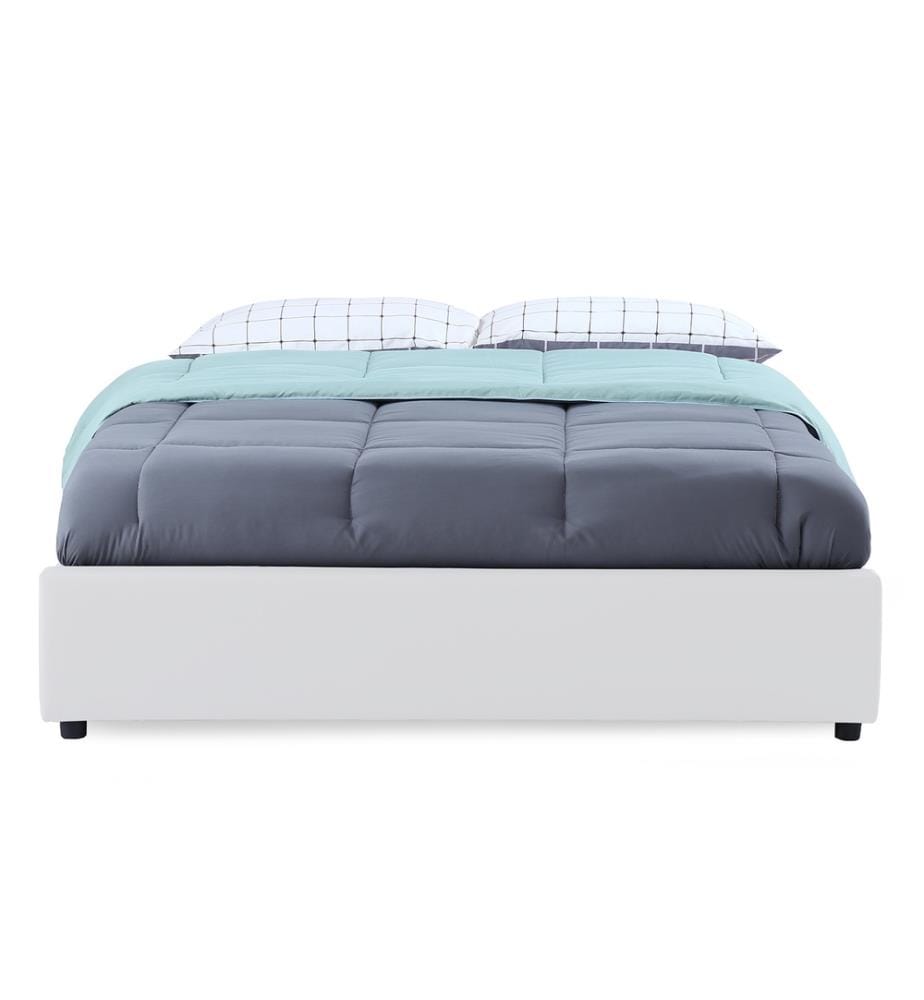 Kastenbett Otto mit Bettkasten 140x190cm - Weiss