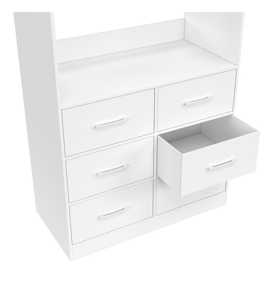 Uma Ankleidezimmer mit 1 Kleiderschrank - Weiss