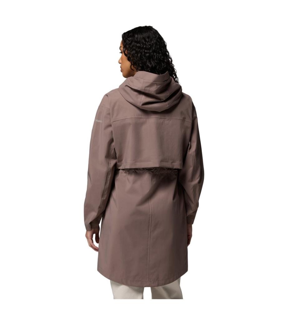Lange wasserdichte Jacke Weekend Adventure™ II - Taupe