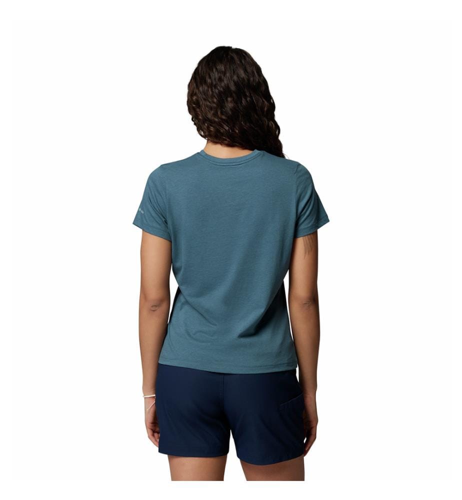 Figurbetontes T-Shirt mit Ruby Springs™-Motiv - Blau