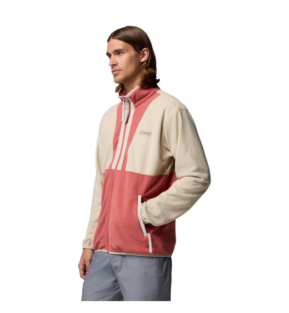 Leichte Backbowl™ II Fleecejacke - Beige und Koralle