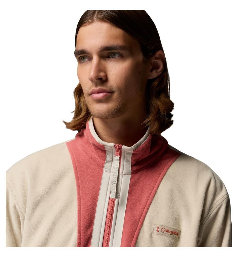 Leichte Backbowl™ II Fleecejacke - Beige und Koralle