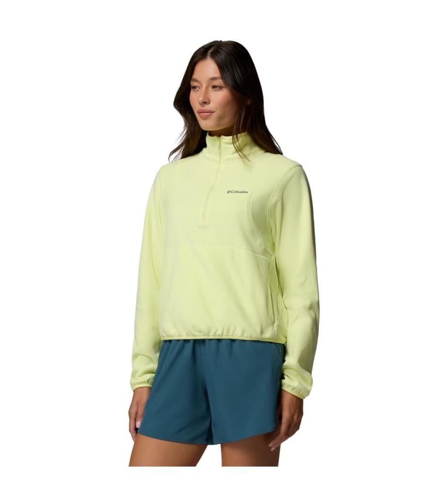 Leichtes Fleece mit halbem Reissverschluss von Vital Valley™ - Zitrone