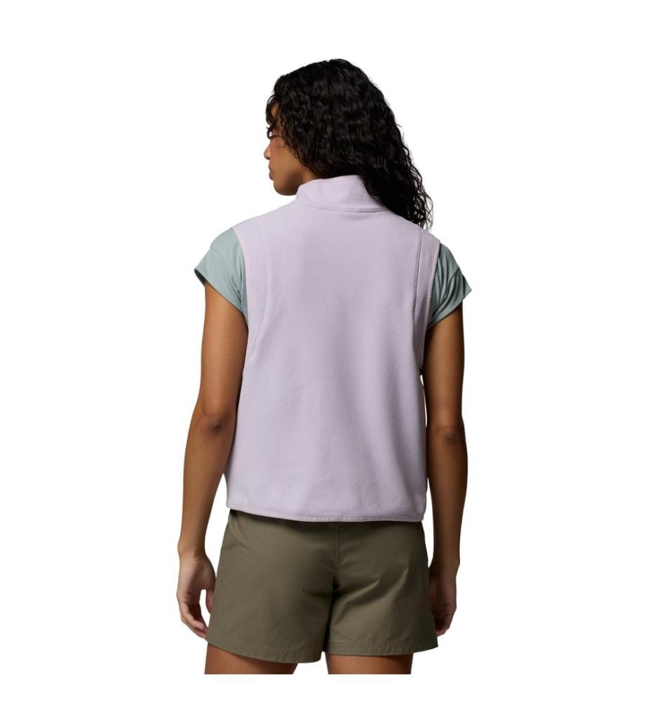 Weste aus recyceltem Fleece von Vital Valley™ - Violett
