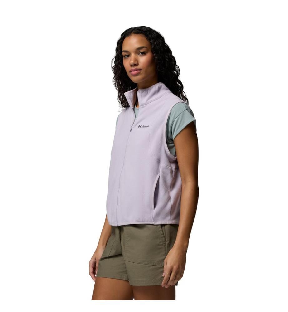 Weste aus recyceltem Fleece von Vital Valley™ - Violett