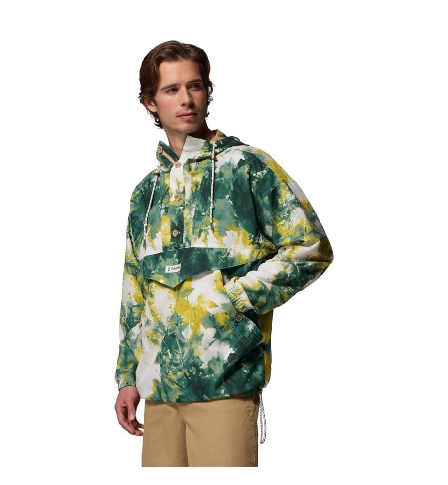 Acker Rock™ faltbare Kapuzen-Windjacke - Mehrfarbig