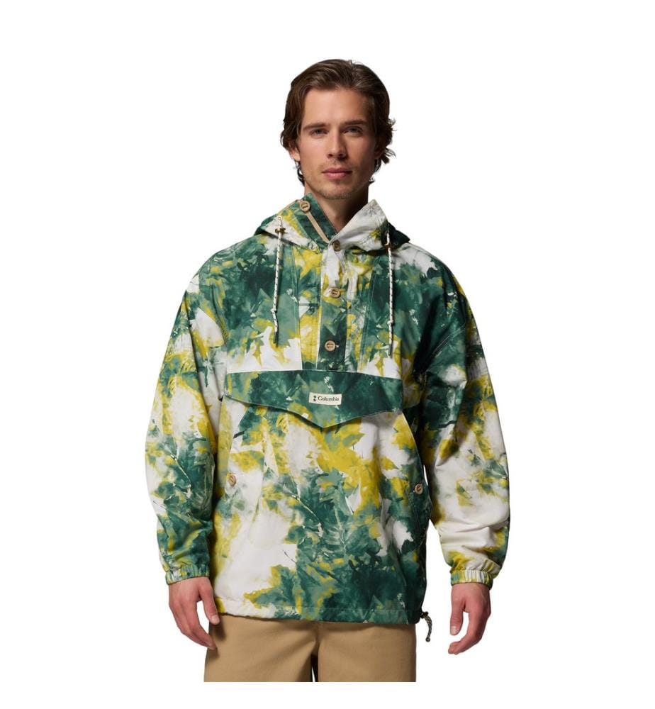 Acker Rock™ faltbare Kapuzen-Windjacke - Mehrfarbig