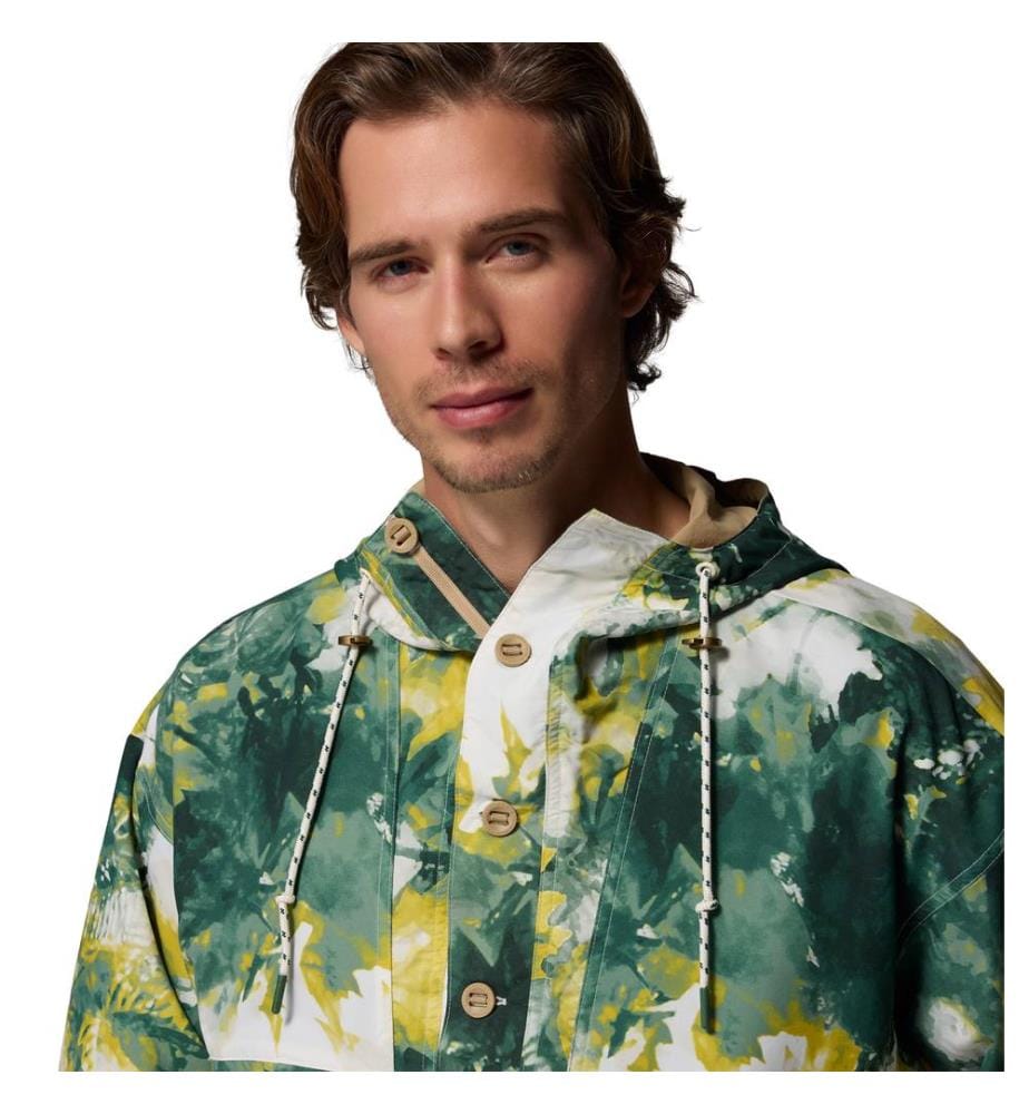 Acker Rock™ faltbare Kapuzen-Windjacke - Mehrfarbig