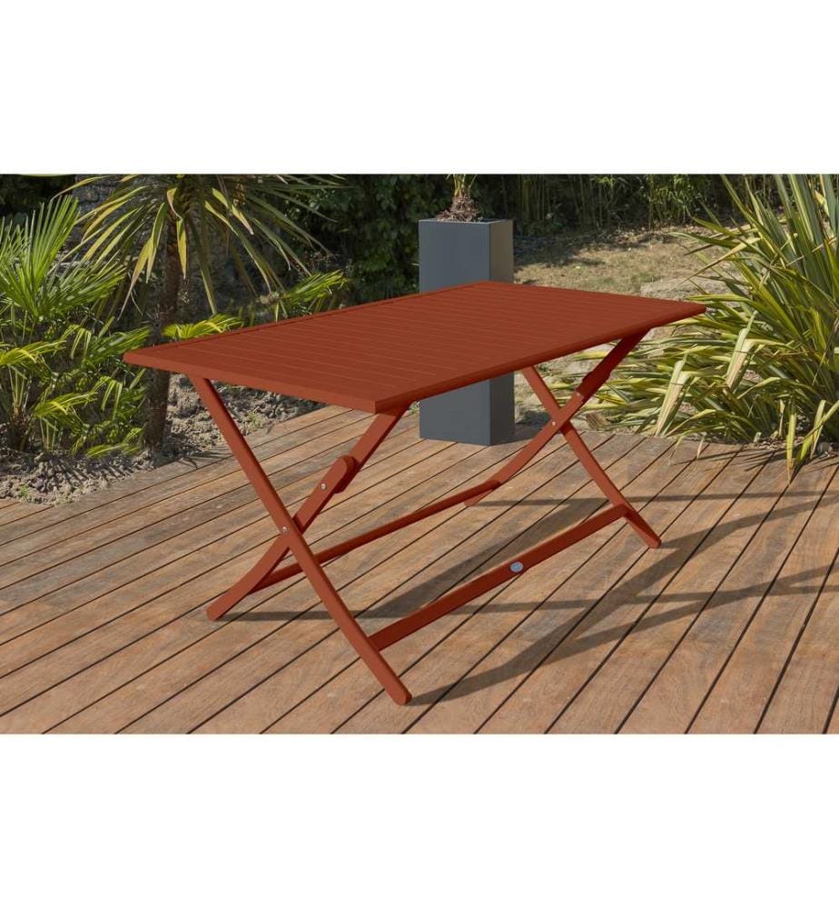 Ensemble repas de jardin Marius 4 places - Terracotta